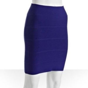 BCBG Purple Simone Textured Power Skirt